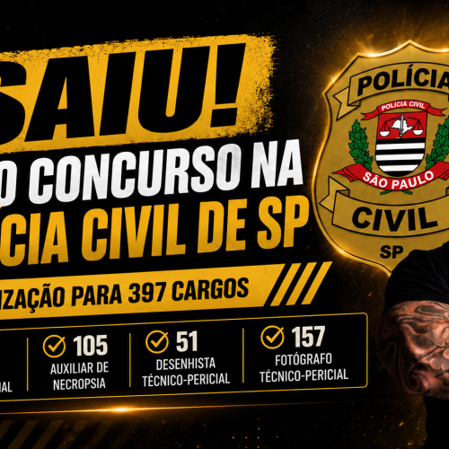 Concurso Polícia Científica SP – Provimento Previsto para 2027